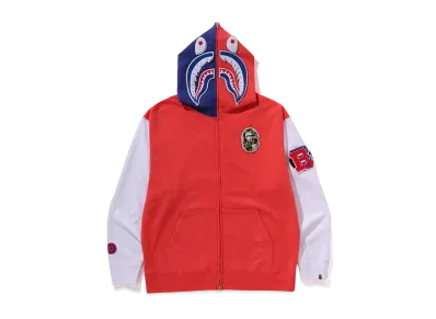 A BATHING APE Shark Full Zip Hoodie JAPAN "Multi"