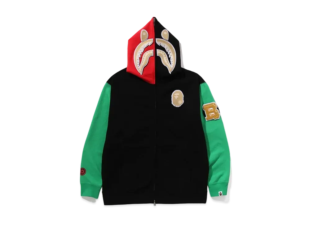 A BATHING APE Shark Full Zip Hoodie EMIRATES "Multi"