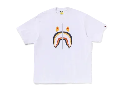 A BATHING APE Shark Tee US "White"