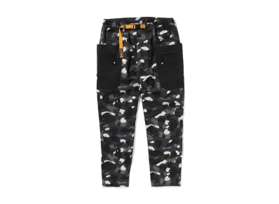 A BATHING APE x GRIP SWANY Camo Fireproof Camp Pants "Black"