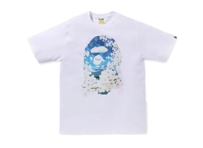 A BATHING APE Sakura College Tee "White"