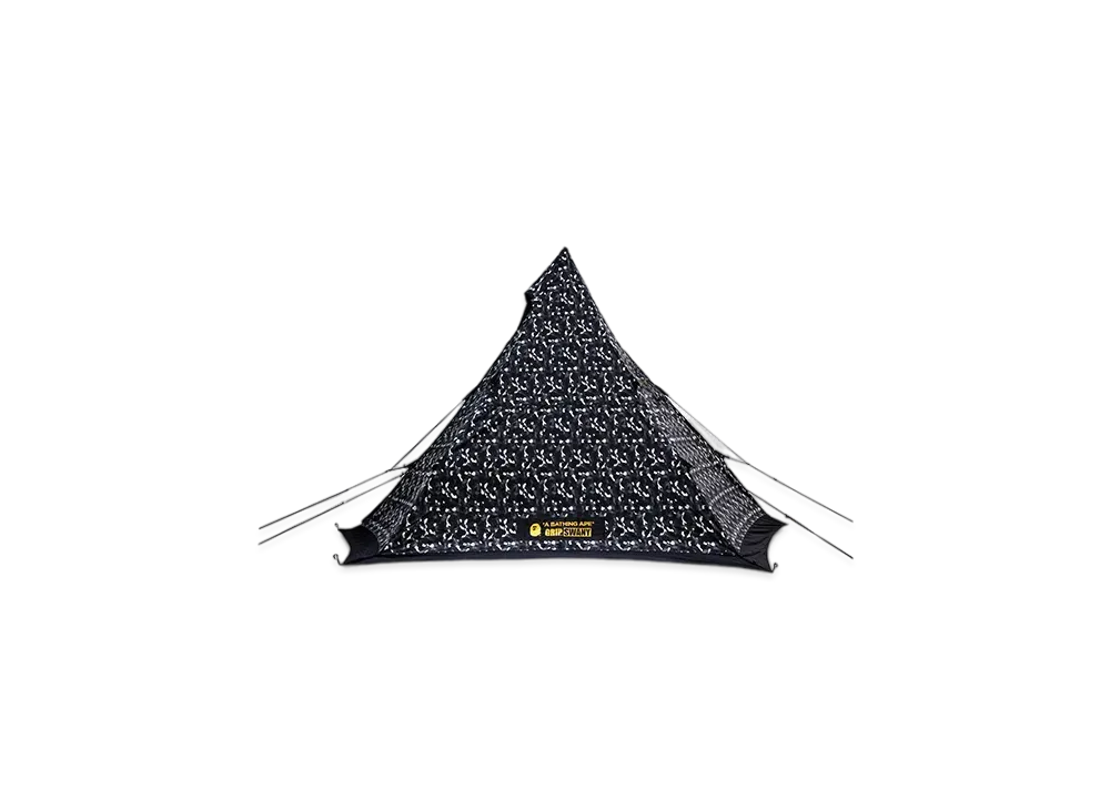 A BATHING APE x GRIP SWANY Camo Fireproof Mother Tent "Black"