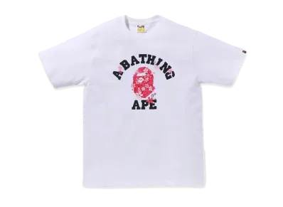 A BATHING APE Sakura College Tee "White"