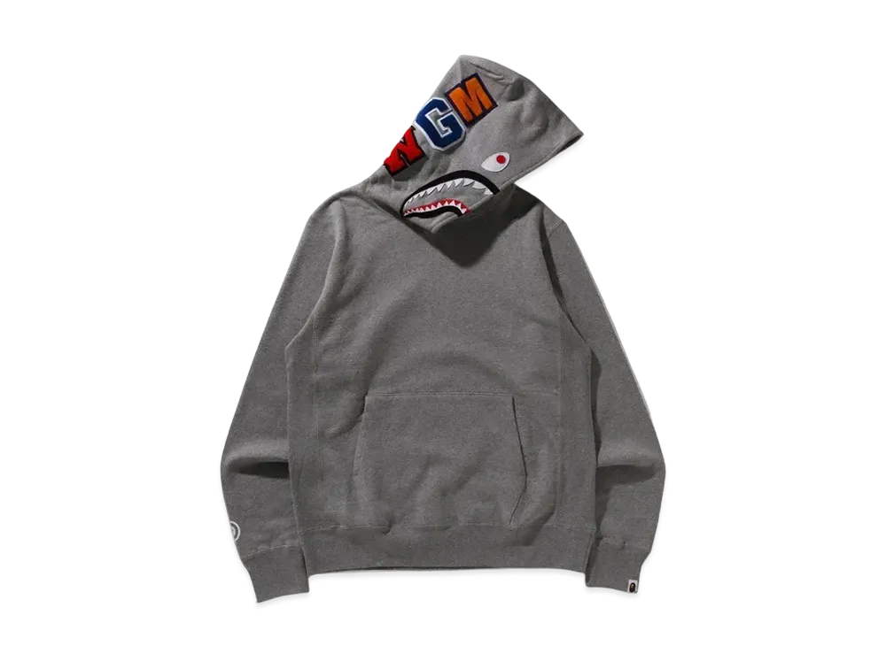 A BATHING APE Shark Pullover Hoodie "Gray"
