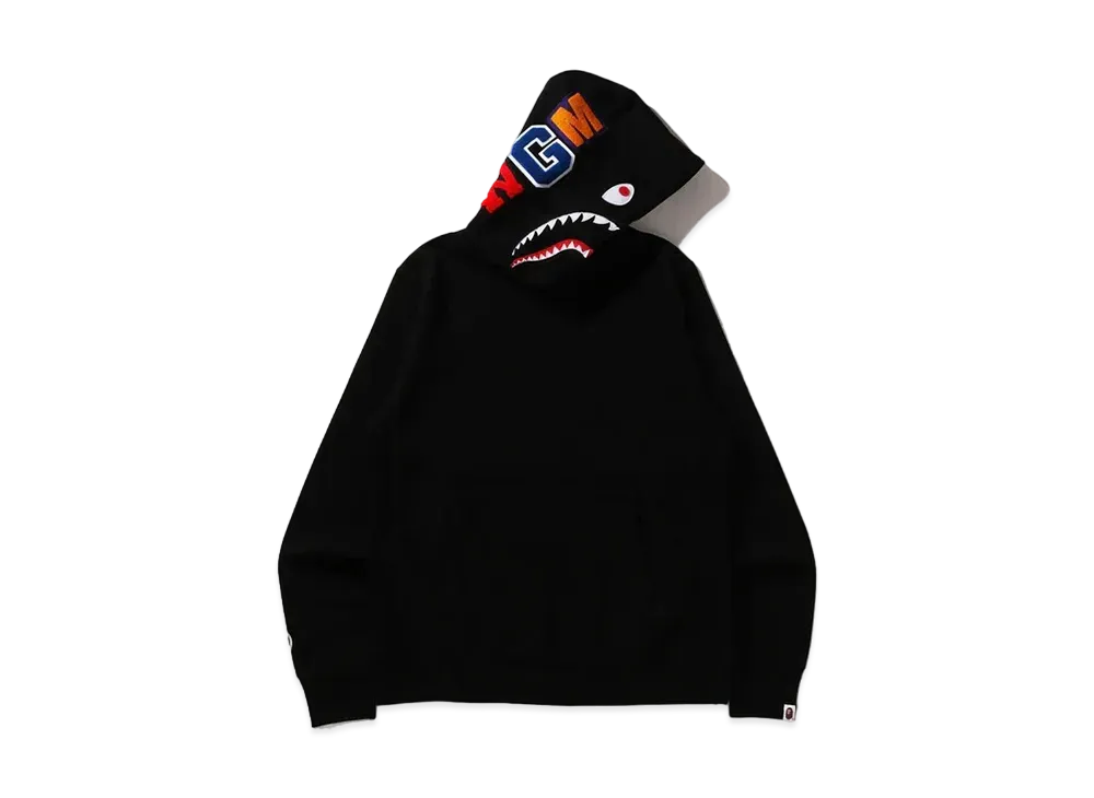 A BATHING APE Shark Pullover Hoodie "Black"