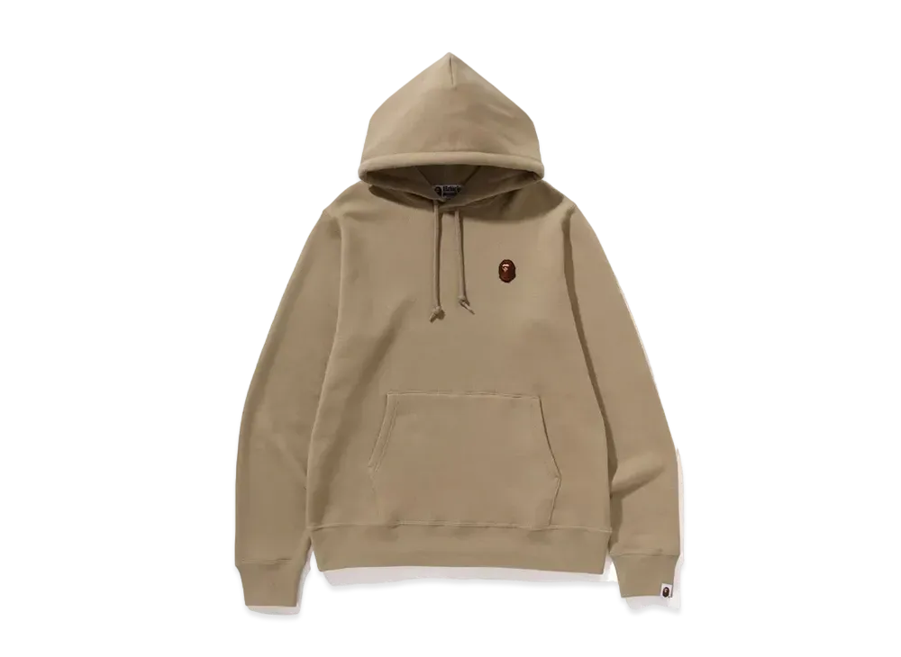 A BATHING APE One Point Pullover Hoodie "Beige"