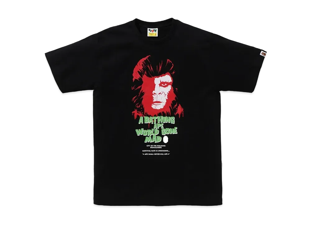 A BATHING APE Horror Tee #2 "Black"