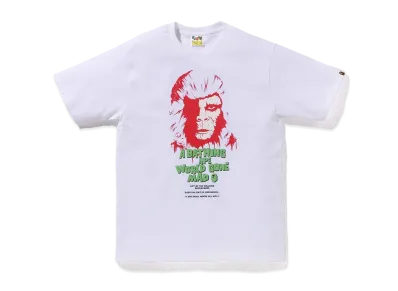 A BATHING APE Horror Tee #1 "White"