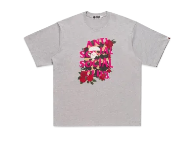 A BATHING APE x ANTI SOCIAL SOCIAL CLUB Assc Tee #1 "Gray"
