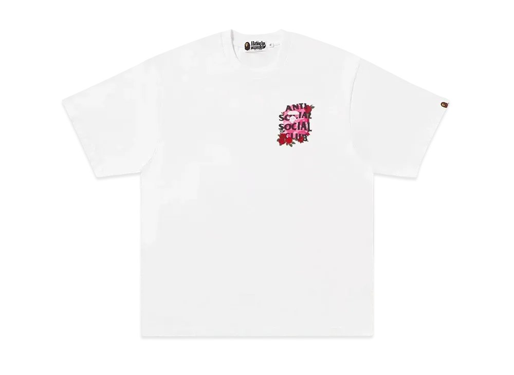 A BATHING APE x ANTI SOCIAL SOCIAL CLUB Assc Tee #3 "White"