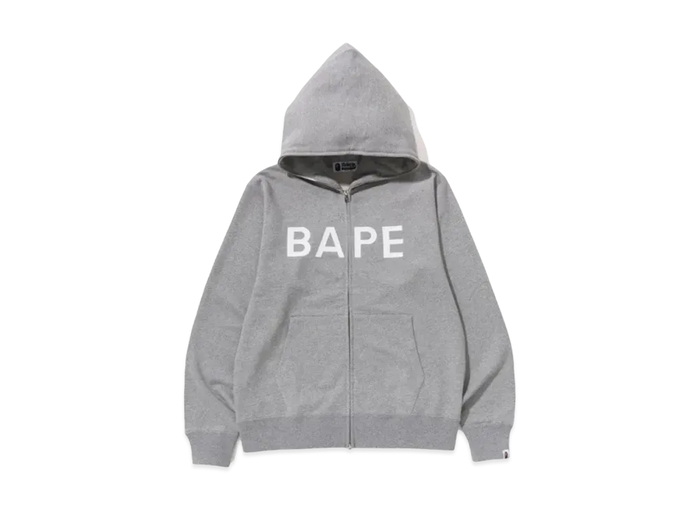 A BATHING APE Bape Full Zip Hoodie M "Gray"