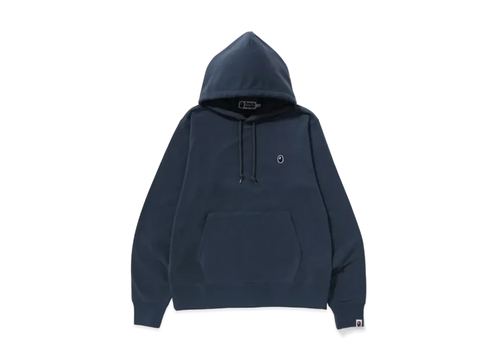 A BATHING APE Ape Head One Point Pullover Hoodie M "Navy"