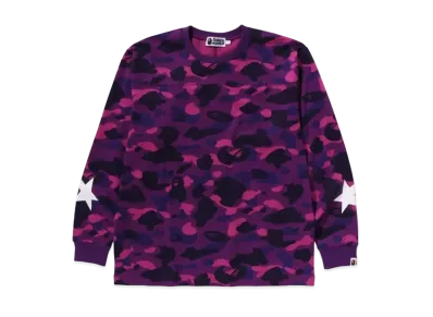 A BATHING APE Color Camo Relaxed Fit/S Tee "Purple"