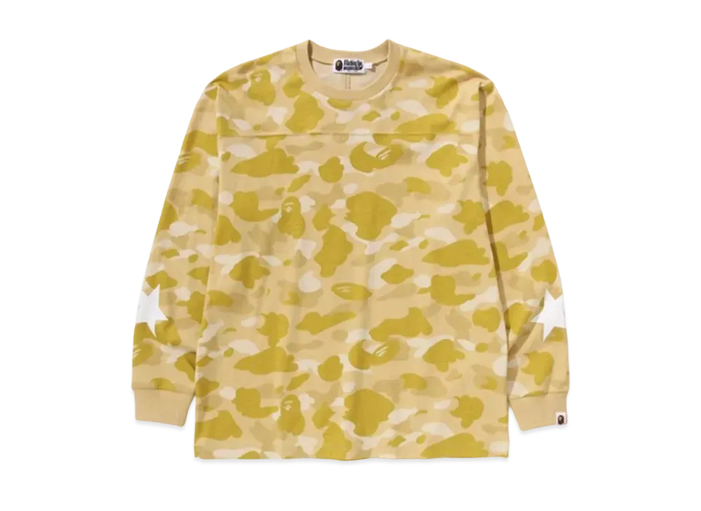 A BATHING APE Color Camo Relaxed Fit/S Tee "Yellow"