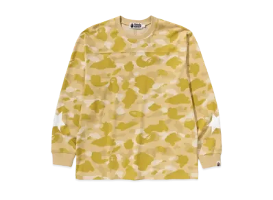 A BATHING APE Color Camo Relaxed Fit/S Tee "Yellow"
