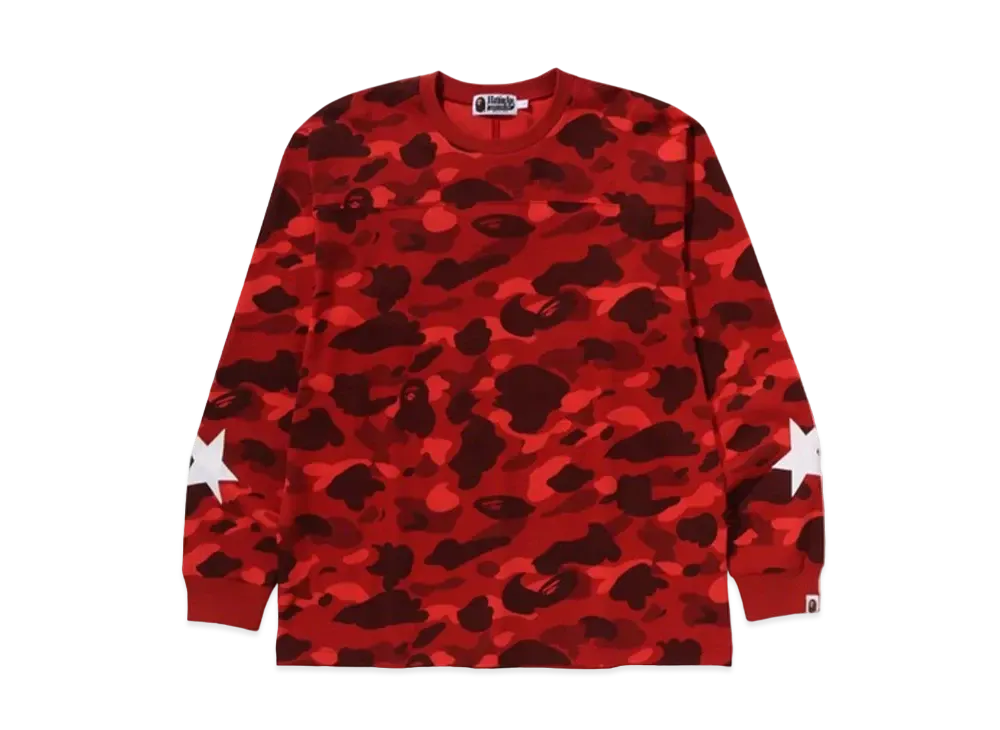 A BATHING APE Color Camo Relaxed Fit/S Tee "Red"