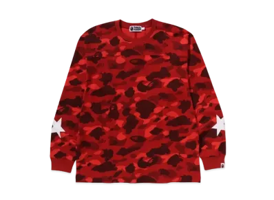 A BATHING APE Color Camo Relaxed Fit/S Tee "Red"