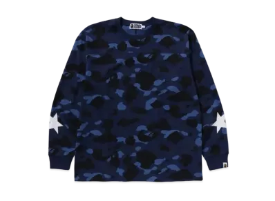 A BATHING APE Color Camo Relaxed Fit/S Tee "Navy"