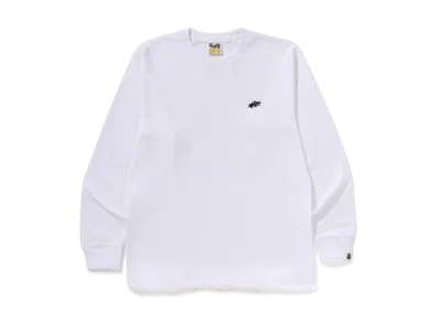A BATHING APE Sta One Point Ls Tee "White"