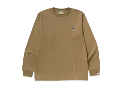 A BATHING APE Sta One Point Ls Tee "Beige"