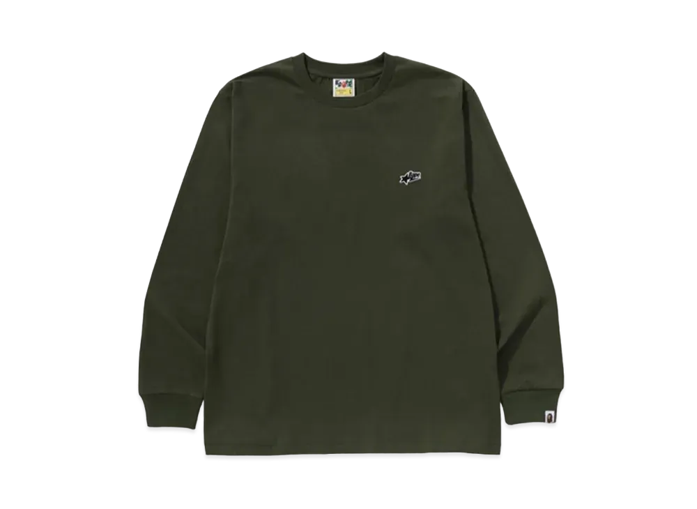 A BATHING APE Sta One Point Ls Tee "Olive"