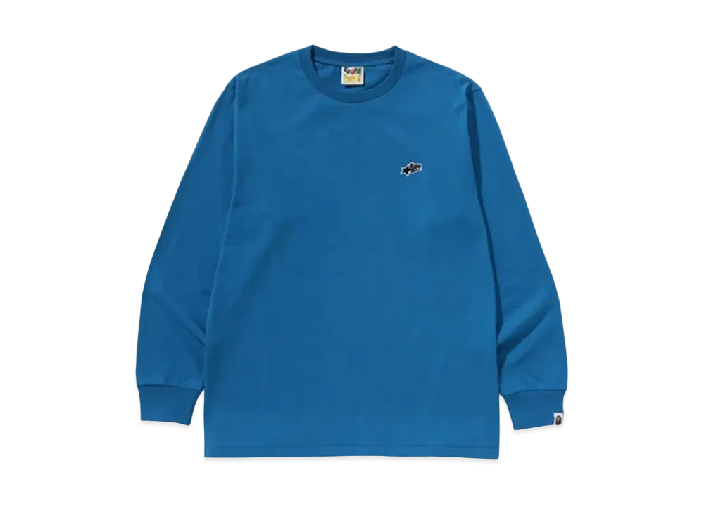 A BATHING APE Sta One Point Ls Tee "Blue"