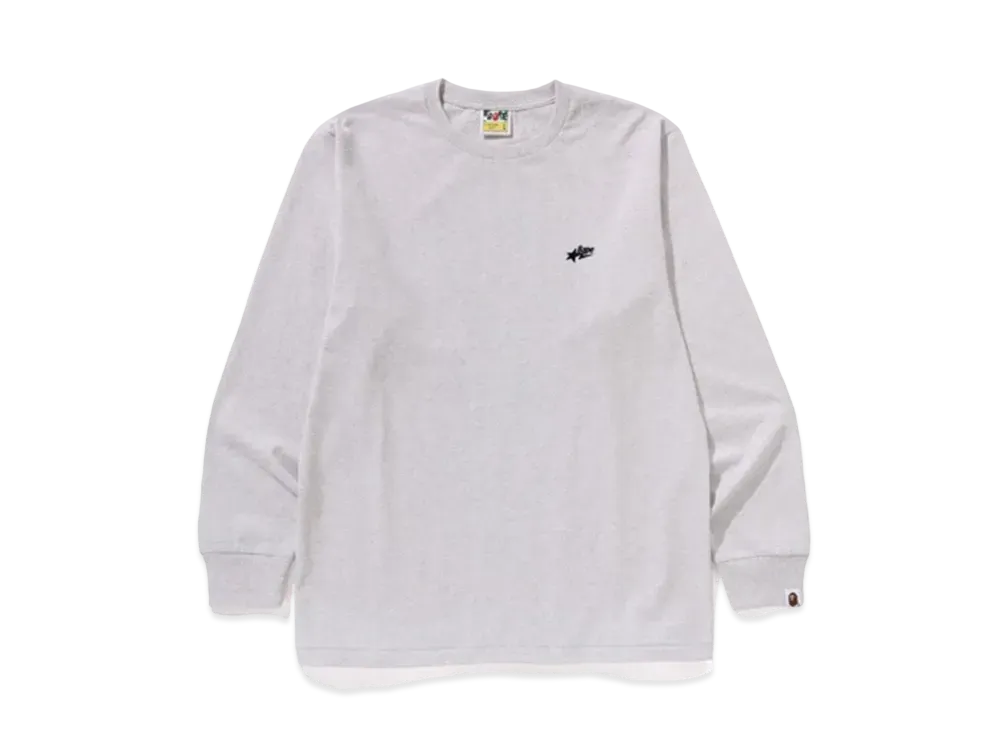 A BATHING APE Sta One Point Ls Tee "Gray"