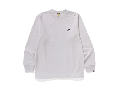 A BATHING APE Sta One Point Ls Tee "Gray"