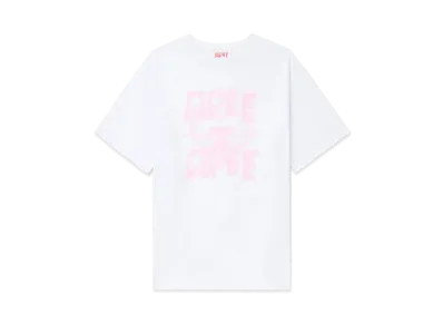 A BATHING APE Graphic Slit Tunic Tee "White"