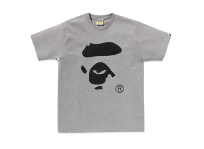A BATHING APE Ape Face Tee "Gray"