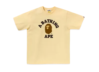 A BATHING APE College Tee "Yellow"