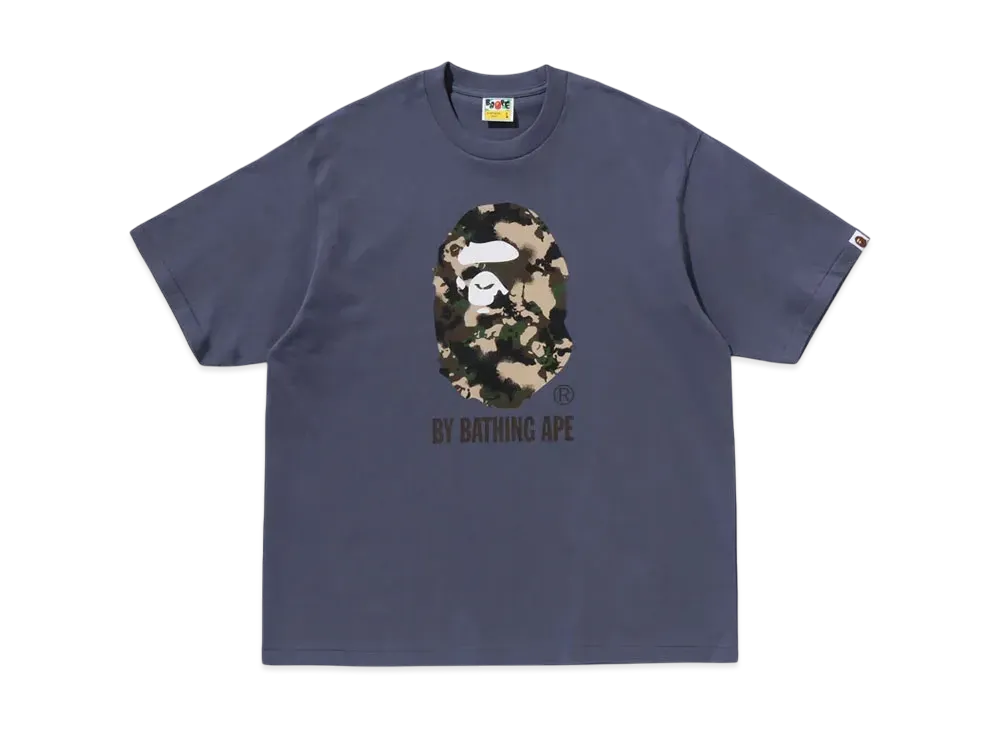 A BATHING APE Map Camo By Bathing Ape Relaxed Fit Tee "Charcoal"