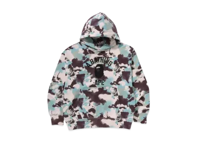 A BATHING APE Map Camo Pullover Hoodie "Multi"