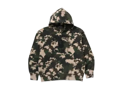 A BATHING APE Map Camo Pullover Hoodie "Green"