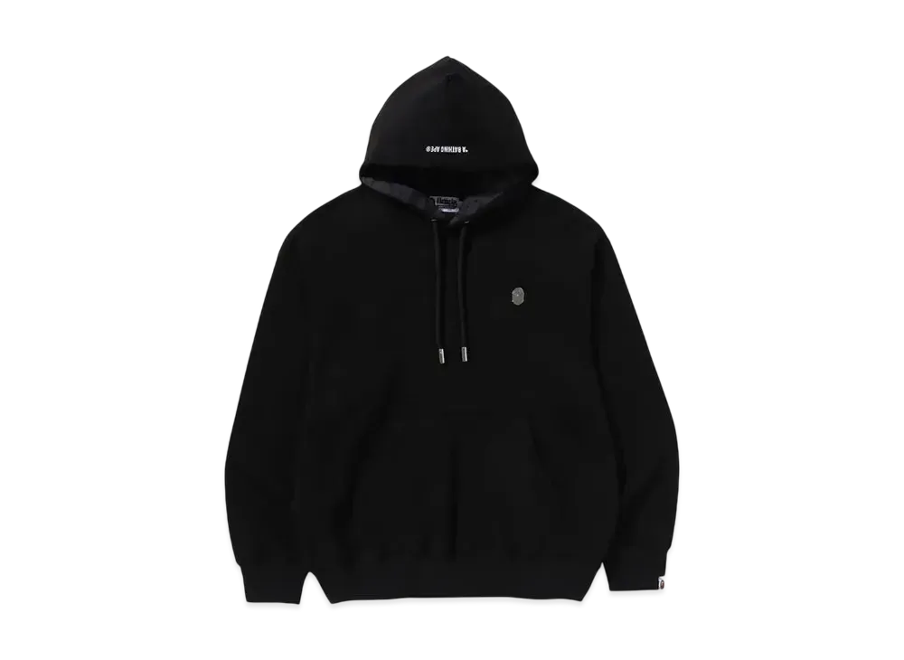 A BATHING APE One Point Relaxed Pullover Hoodie "Black"