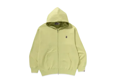 A BATHING APE One Point Relaxed Fit Zip Hoodie "Green"