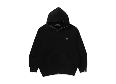 A BATHING APE One Point Relaxed Fit Zip Hoodie "Black"