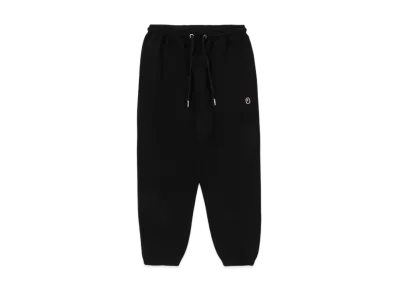 A BATHING APE One Point Relaxed Fit Sweat Pants "Black"