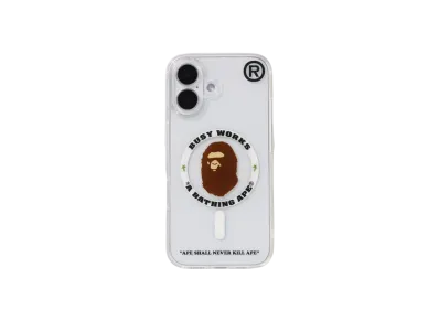 A BATHING APE Bape iPhone 16 Clear Case "Clear"