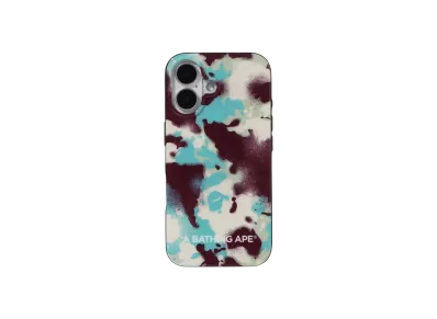 A BATHING APE Map Camo iPhone 16 Case "Multi"