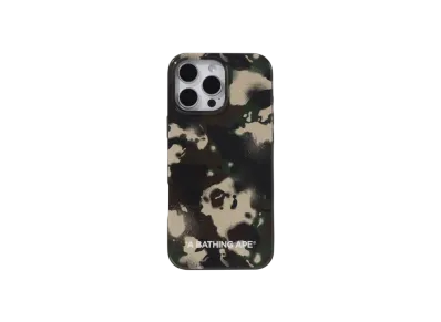 A BATHING APE Map Camo iPhone 16 Pro Max Case "Green"