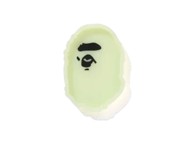A BATHING APE Ape Head Glow In The Dark Tray "Green"
