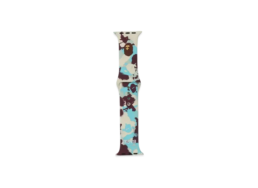 A BATHING APE Map Camo Watch Band "Multi"