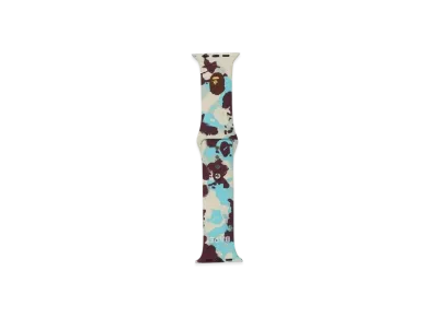 A BATHING APE Map Camo Watch Band "Multi"