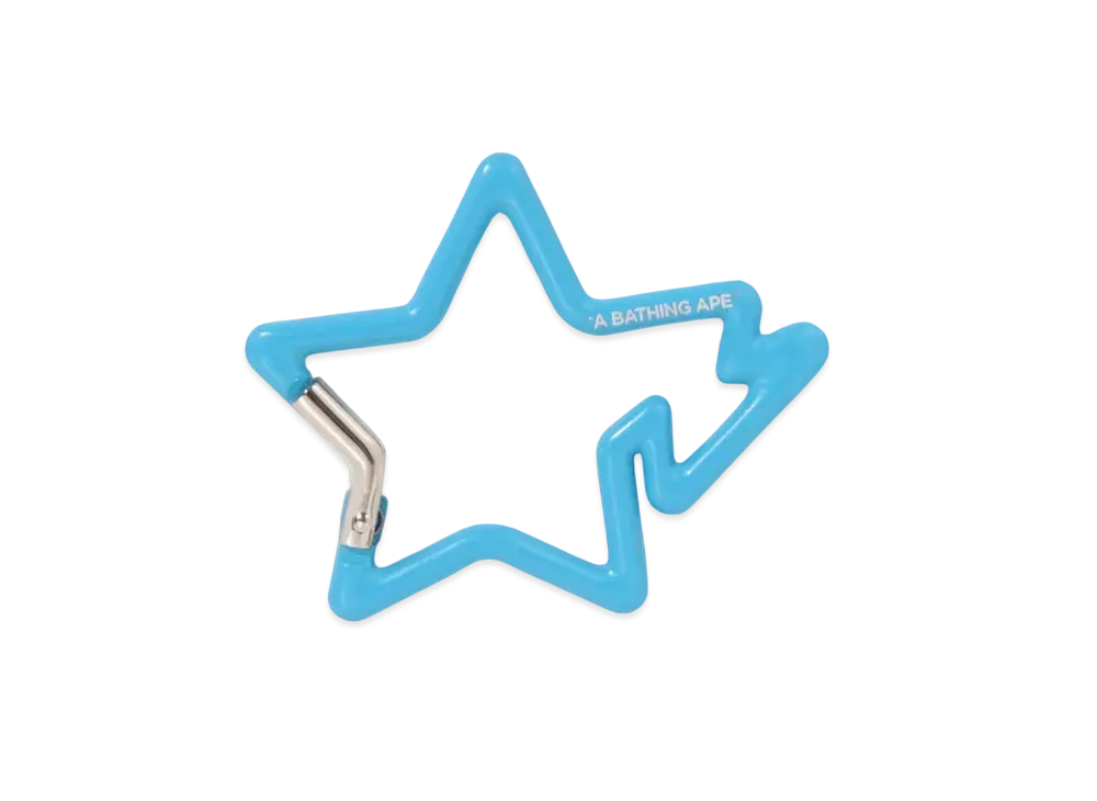 A BATHING APE STA Carabiner "Blue"