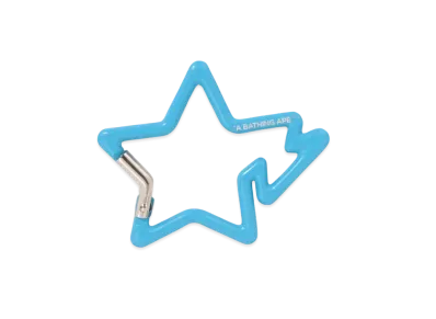 A BATHING APE STA Carabiner "Blue"