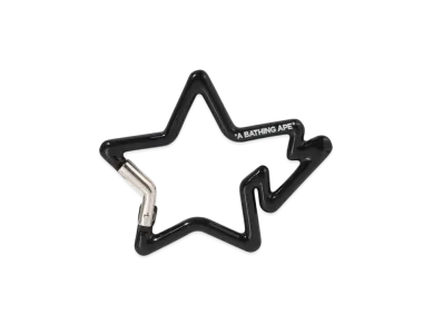 A BATHING APE STA Carabiner "Black"