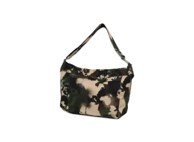 A BATHING APE Map Camo Shoulder Bag "Green"