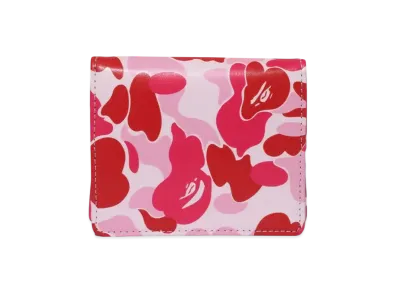 A BATHING APE ABC Camo Coin Case "Pink"