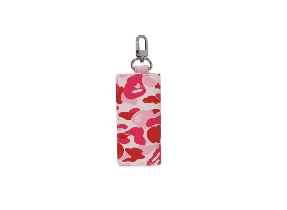 A BATHING APE ABC Camo Key Case "Pink"